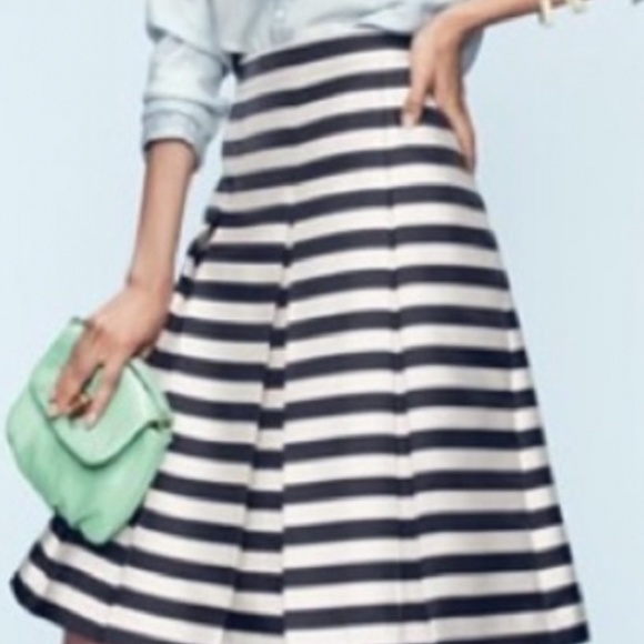 Halogen pleated midi striped skirt. Worn once. Retail‎ 128 - Picture 1 of 2